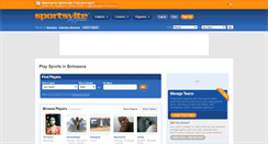 Desktop Screenshot of botswana.sportsvite.com