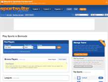 Tablet Screenshot of bermuda.sportsvite.com